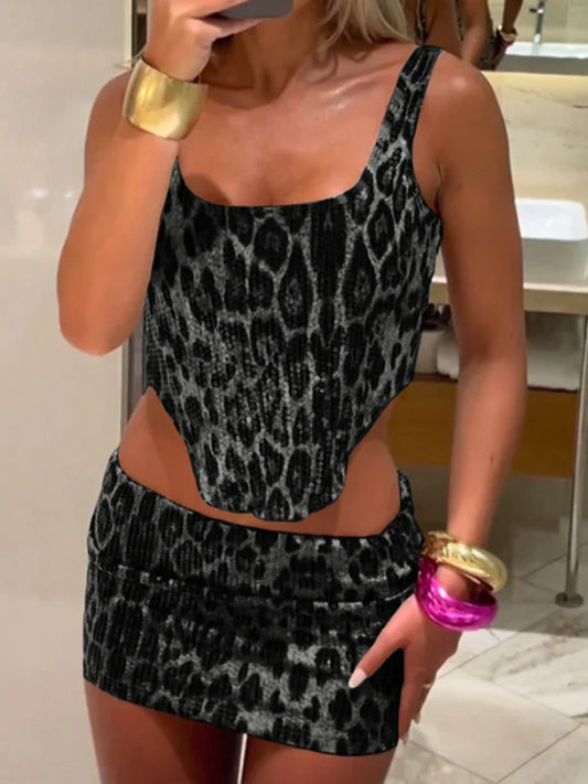 חליפת סט - מנומר