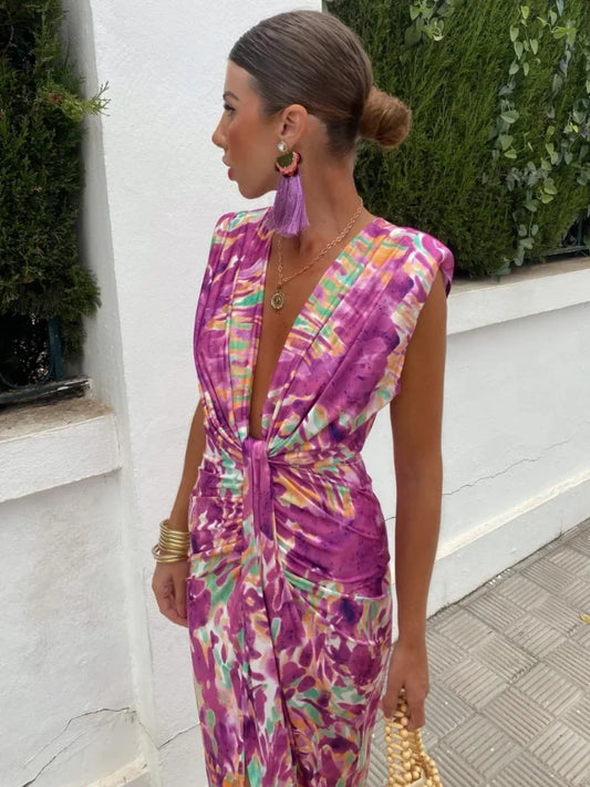 שמלת מידי טאי דאי- אנה